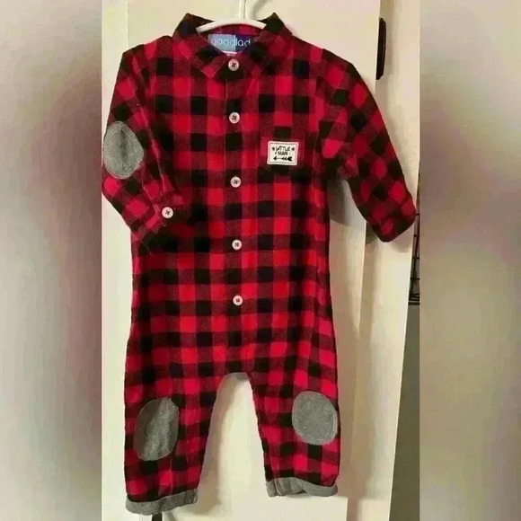 Bouys Flannel outfit - Goodlad size 9m new without tags - Picture 1 of 4